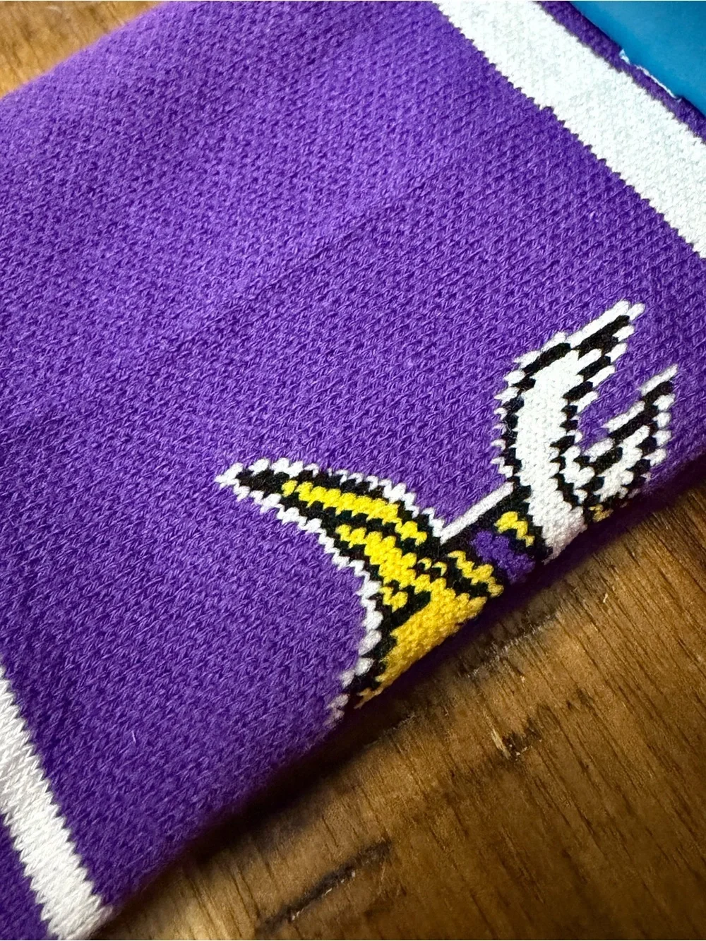 Stance NFL Minnesota Vikings Purple & Gold Crew Socks LG